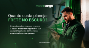 planejamento logístico de frete; gestão de frete; planejamento de cargas